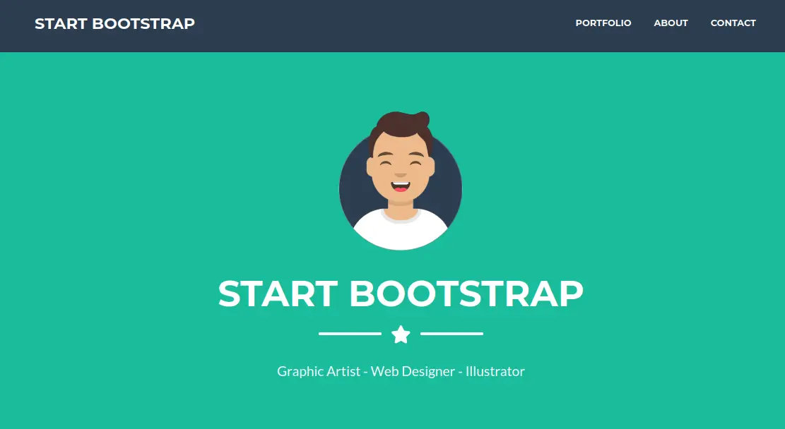 A screenshot of the landing page of this website.